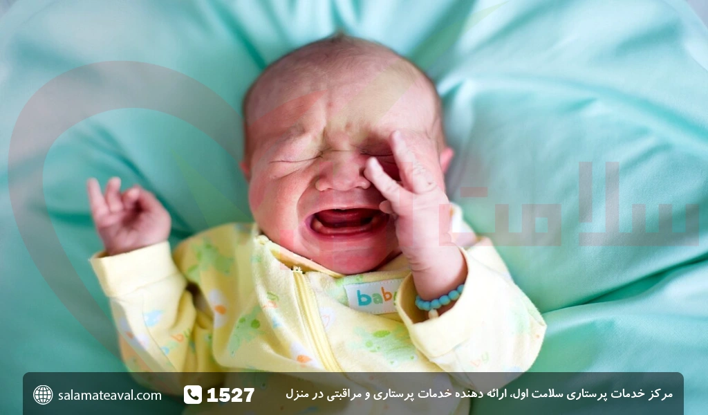 پریدن نوزاد از خواب به علت عفونت گوش