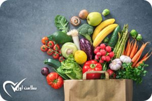 میوه ها و سبزیجات در رژیم غذایی مدیترانه ای 