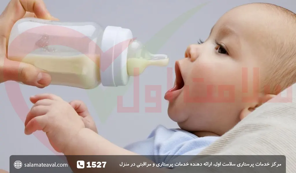 علائم مسمومیت نوزاد با شیر خشک مانده