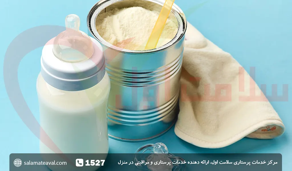 مسمومیت نوزاد با شیر خشک مانده