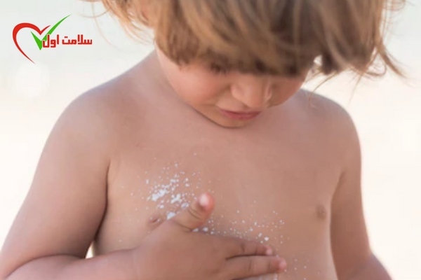 Dehydration and dryness of the child's body 