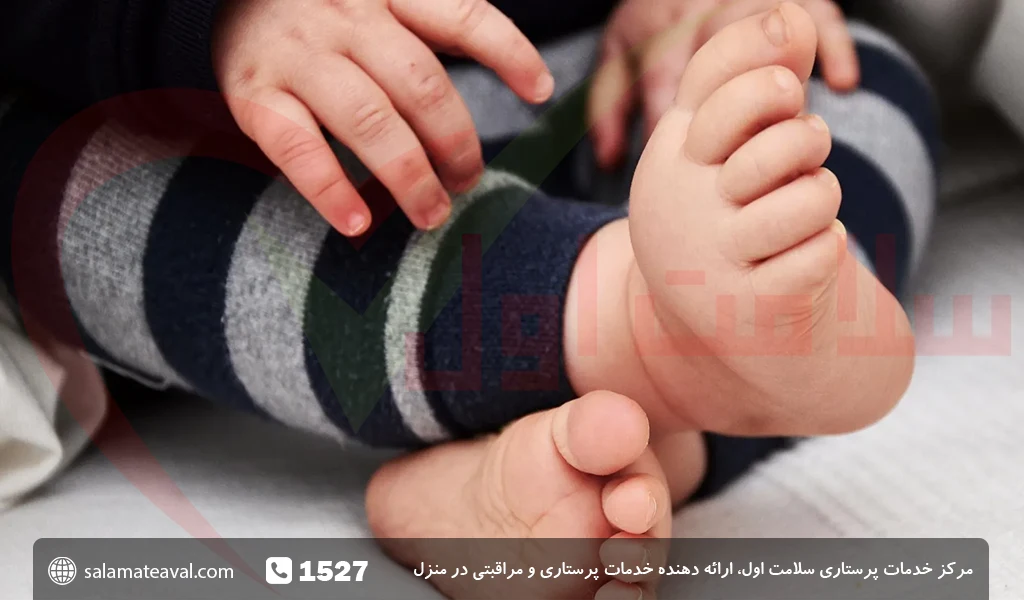علت سرد بوذن سردی دست و پا در نوزاد
