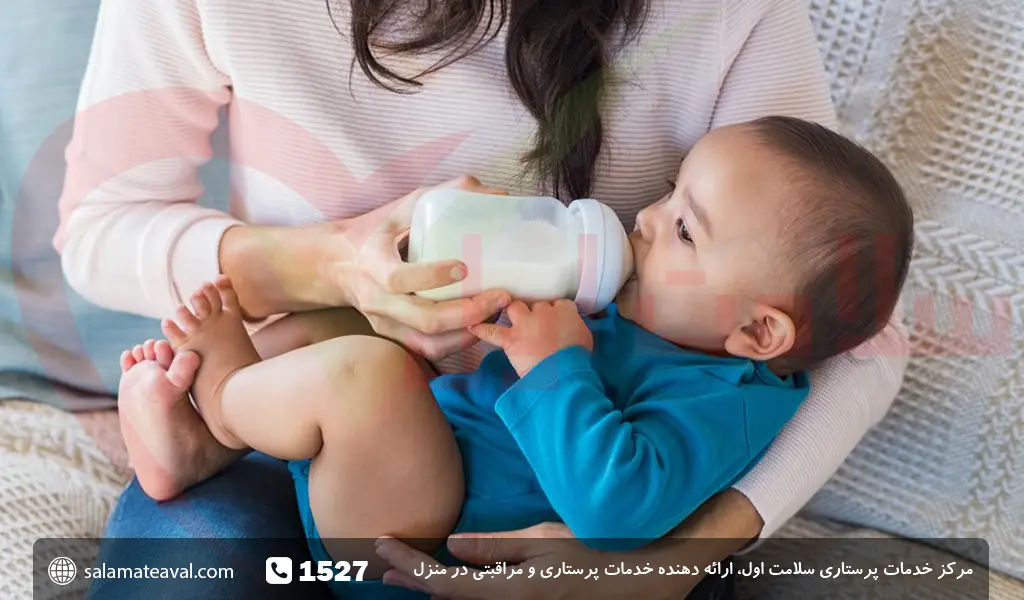 میزان مصرف شیر خشک برای نوزاد