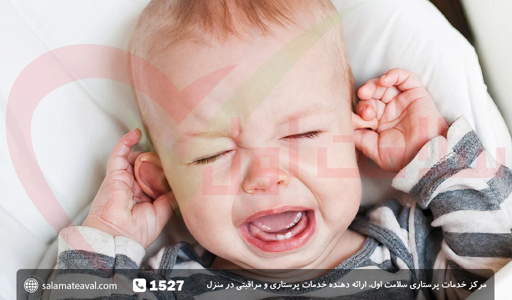 عکس عفونت گوش نوزاد