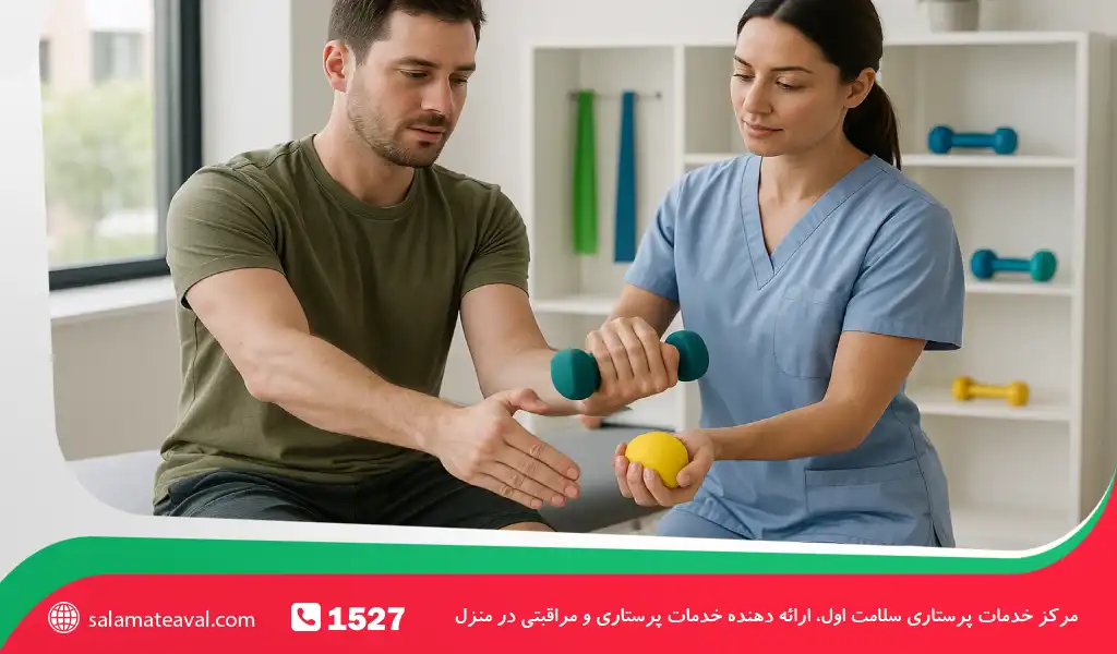 تکنیکهای دستی و ماساژ درمانی برای آرنج