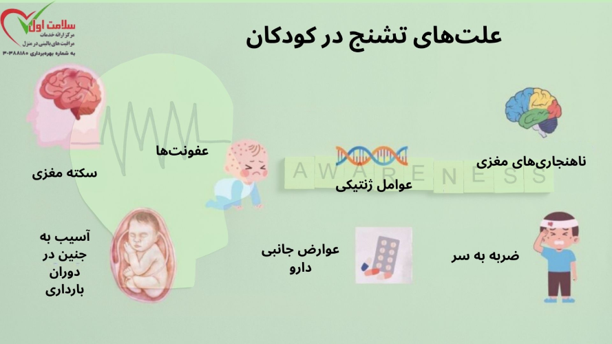 انواع تشنج در کودکان