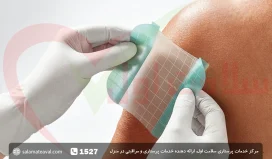 پانسمان زخم بستر با کامفیل